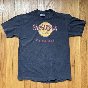 Vintage Los Angeles Hard Rock Single stitch tee size L y2k streetwear BEEFY T - Picture 1 of 8