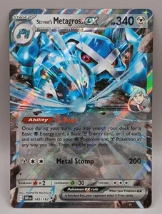 Steven's Metagross ex 145/182 Double Rare S&V: Destined Rivals Pokémon TCG NM - Picture 1 of 1