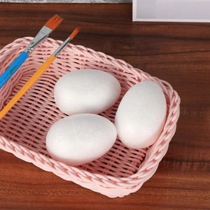 Polystyrene Balls Paintable Eggs Egg Decorating Diy Craft Accessories Kids - Picture 1 of 11
