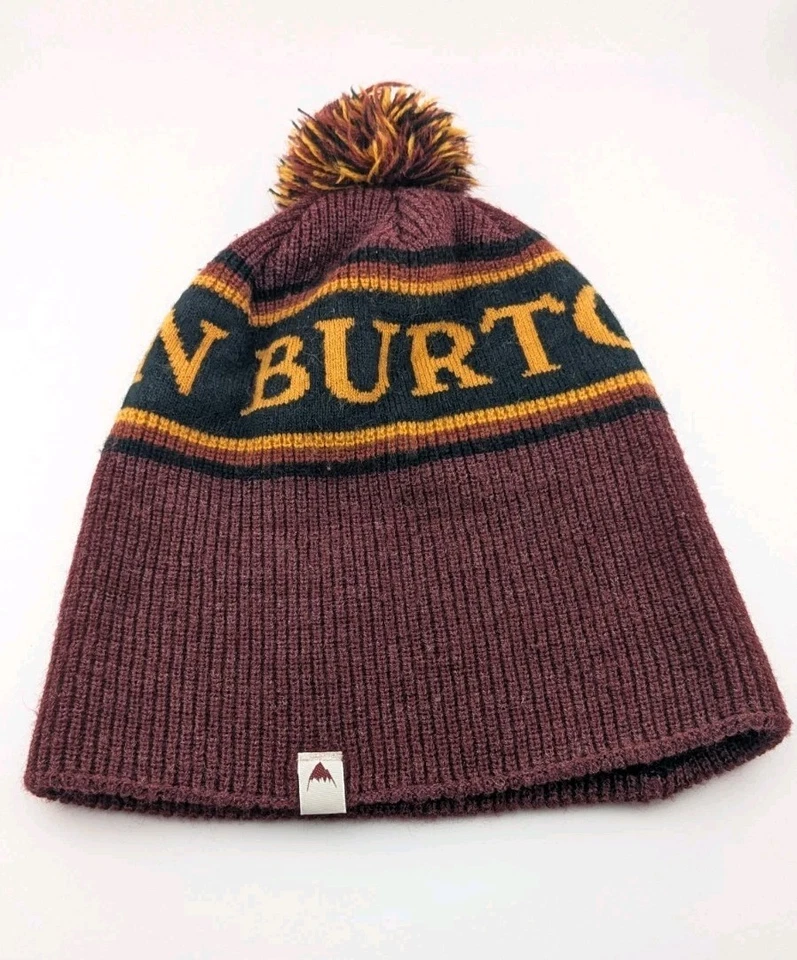 Sombrero Burton Trope Bnie para niños granate dorado Pom 10528 esquí snowboard Foto 1 de 4