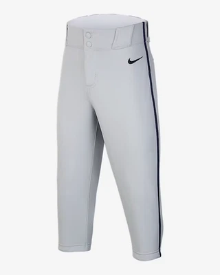 Nike Vapor Select Baseball Pants Gray Size Youth S Slim Fit NEW $40 MSRP - Image 1 of 4
