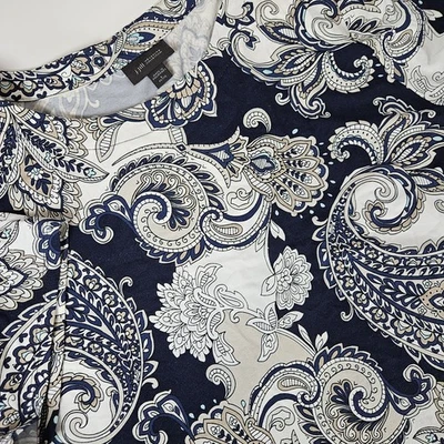 Camisa Colección J Jill Wearever Mujer Grande Pequeña Relajada Rayón Spandex  Foto 1 de 4