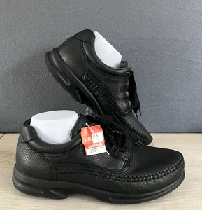 Clarks Men's Size 9.5M Caribou SMU Black Leather Lace-up Walking Shoes NWT - Picture 1 of 17