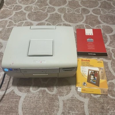 Lexmark P450 Digital Photo Inkjet Printer, Manual Kodak Photo Paper UNTESTED - Image 1 of 4