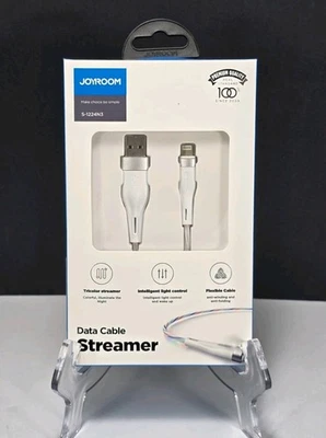 LED Light Up Charging Charger Cable USB Data Cord iPhone FAST CHARGE 4 Feet Mult - Image 1 of 2