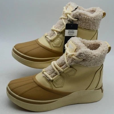 NEW Sorel Women's 9  Out n About IV Chillz Boots WP Insulated Honey White Canoe  - Image 1 of 4