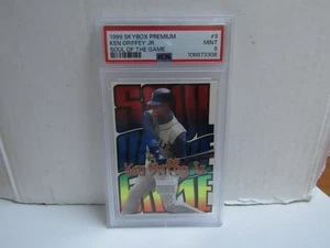 PSA 9 1999 Skybox Premium #9 Ken Griffey Jr Soul Of The Game Mariners - Imagen 1 de 2