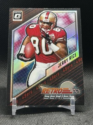 2023 Donruss Optic Retro Series HOLO PRIZM Jerry Rice San Francisco 49ers 🔥🏈🔥 - Image 1 of 2