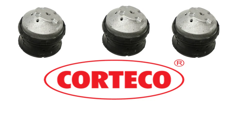 Juego de 3 soportes de montaje hidráulico de motor y transmisión para Mercedes - CORTECO Foto 1 de 2
