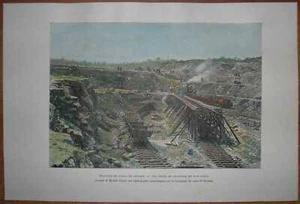 1891 Impresión Reclus EDIFICIO DEL CANAL DE PANAMÁ EN SAN PABLO, PANAMÁ (#52) - Imagen 1 de 1