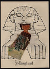 1954 EGYPTIAN Sphinx Eats MILKY WAY Candy Bar VINTAGE AD