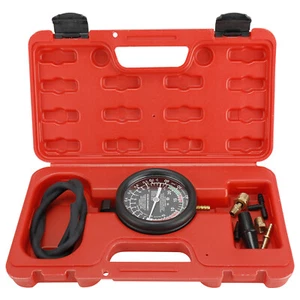 Car Truck Fuel Pump &Vacuum Tester Carburetor Valve Pressure Test Gauge Tool Set - Picture 1 of 8