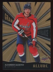 2020-21 Upper Deck Allure Grand Entrance Alexander Alexeyev Rookie Washington - Picture 1 of 2