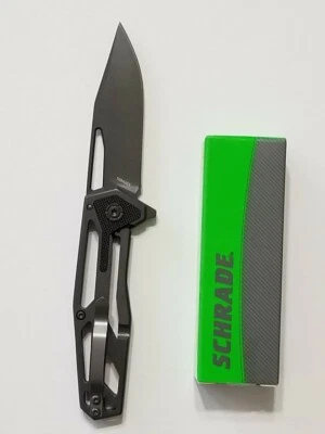 SCHRADE SCH702 JAULA G10 CON CUCHILLO ULTRA DESLIZANTE Foto 1 de 2