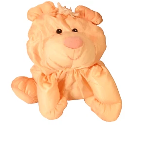 Oso vintage Puffalump Fisher Price color melocotón 16" 1986 - Imagen 1 de 6