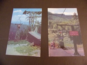 Set Of Two Mt. Mansfield Skylift Postcards Vermont - Picture 1 of 7