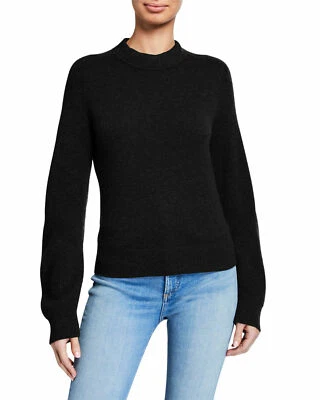 NEW Rag & Bone Cashmere Logan Crew Neck Jumper Black size XXS #S8011 - Image 1 of 4