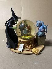 Wizard of OZ Musical Snow Globe Wicked Witch, Flying monkey, Cowardly Lion, Scar