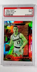 1993 Topps Finest Refractor #176 Chris Mullin HOF PSA 9 *Only 2 Graded Higher* - Picture 1 of 3