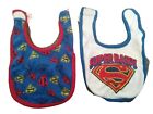 Baby Unisex Blue and White Superbaby Superman Bib bundle One Size DC comics