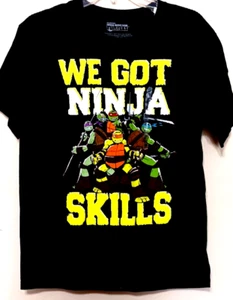 Teenage Mutant Ninja Turtles Boys T-Shirt XL (18-20) "We Got Ninja Skills" NEW - Picture 1 of 7