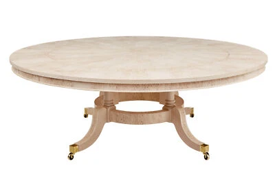 MESA DE JANTAR BURR BÉTULA CIRCULAR EXTENSÍVEL JUPE - Imagem 1 de 4
