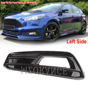 Para Ford Focus ST 2015-2018 Lado izquierdo del conductor Faro antiniebla Moldura Borde Bisel - Imagen 1 de 10