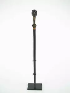 GothamGallery Fine African Tribal Art - South African Tsonga Figure Head Wand - Picture 1 of 10
