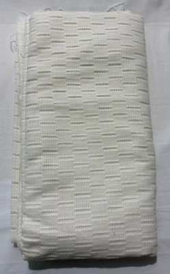Two-Piece Bundle - All White Fabrics Including Patterned Sheer & Simple Linen - Image 1 of 3