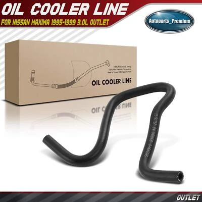 Auto Trans Oil Cooler Hose Assembly for Nissan Maxima 1995-1999 V6 3.0L Outlet - Image 1 of 4