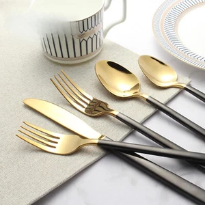 4-person silver flatware set, 20-piece forged stainless steel flatware set - Picture 1 of 8