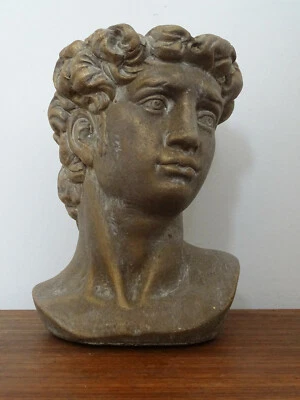 Pflanztopf Blumentopf David Beton / Gold aus der Antike Pflanzschale für Pflanze - Bild 1 von 4