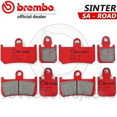 PASTIGLIE FRENO ANTERIORI BREMBO ROSSE SINTER SA 07YA46SA YAMAHA V-MAX 1700 2010 Foto 1 de 3
