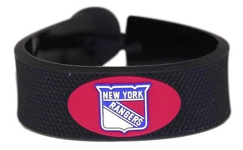 New York Rangers Classic Hockey Bracelet [NEW] NHL Puck Jewelry Necklace Wrist Cover