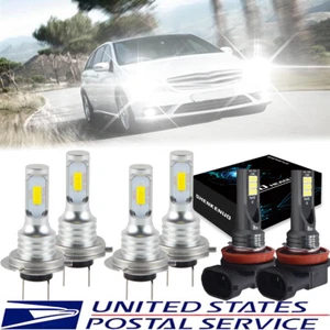 Kit combo de 6 faros LED + bombillas antiniebla para Mercedes-Benz R320 2007-2009 - Imagen 1 de 8