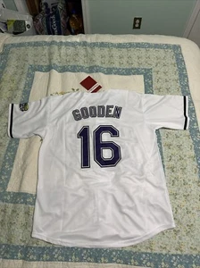 Dwight Gooden 2000 Tampa Bay Devil Rays Men's Throwback Jersey Large - Picture 1 of 2