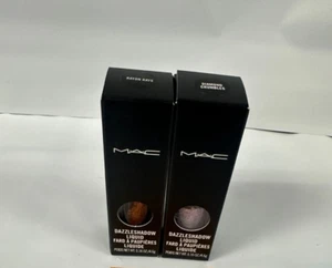 MAC MIX PACK OF 2 Dazzleshadow Liquid 0.16oz - Rayon Rays & Diamon Crumbles - Picture 1 of 2