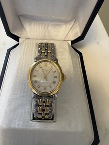 Womens Chaumet Paris Watch Or-Acier 18k Two Tone White Dial Quartz Swiss Made - Picture 1 of 4