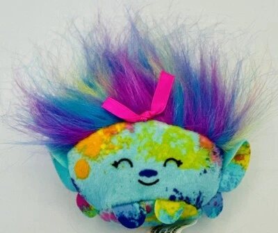 Hasbro DREAMWORKS 2016 TROLLS Harper - MINI PLUSH 2” Tall Tye Dye - Image 1 of 4