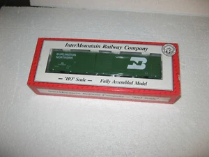 HO SCALE INTERMOUNTAIN BURLINGTON NORTHERN 60' PS-1 BOXCAR ! - Picture 1 of 5