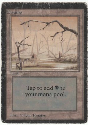 Beta MTG  Swamp A Magic HP - Image 1 of 2