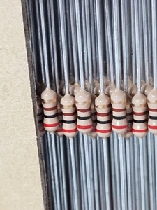 10 x 200Ω RESISTOR CR-25 0.25W 200 OHM CR-25200JT - YAGEO CARBON FILM RESISTOR - Picture 1 of 1