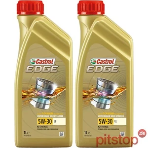 2x 1L = 2L CASTROL EDGE 5W-30 LL ÖL BMW LL-04 VW 50400 50700 MB 229.31 229.51 - Bild 1 von 1