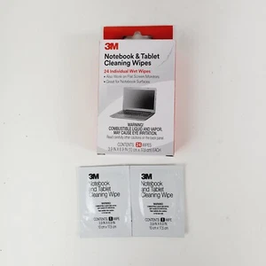 3M Cleaner Notebook & Tablet Screen Cleaning Wipes 24 Pack - Picture 1 of 3