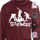 Men and Women Pullover Jumper Team Work Amazing Birthday Gift Sweat Shirt