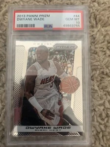 2013 PANINI PRIZM #44 DWYANE WADE HEAT PSA 10 🔥🙏 - Picture 1 of 1
