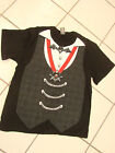 Halloween T- Shirt Gothic skulls chains bat size XL 46/48 mens Black&Red