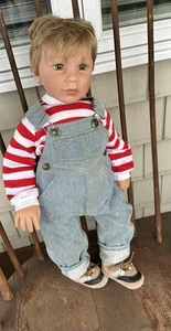 Lee Middleton Eva Helland Kleinkind Junge Puppe 26" Größe 2 Stiefel signiert Nr. 122/500 - Bild 1 von 5