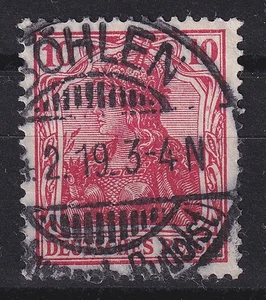 75858) BÖHLEN (Negro.-Rudolst.) Sello letra pequeña 1919 en marca - Imagen 1 de 1