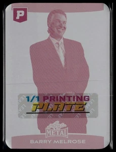 2025 Leaf Metal Pristine #35 Barry Melrose Druckplatte Magenta 1/1 - Bild 1 von 2